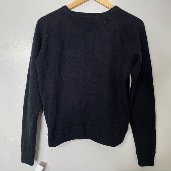 Naked Cashmere Black‎ Raglan Crewneck Sweater Size Medium - Picture 4 of 8